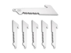 2.5" Serrated Utility Replacement Blades 6-Pack
