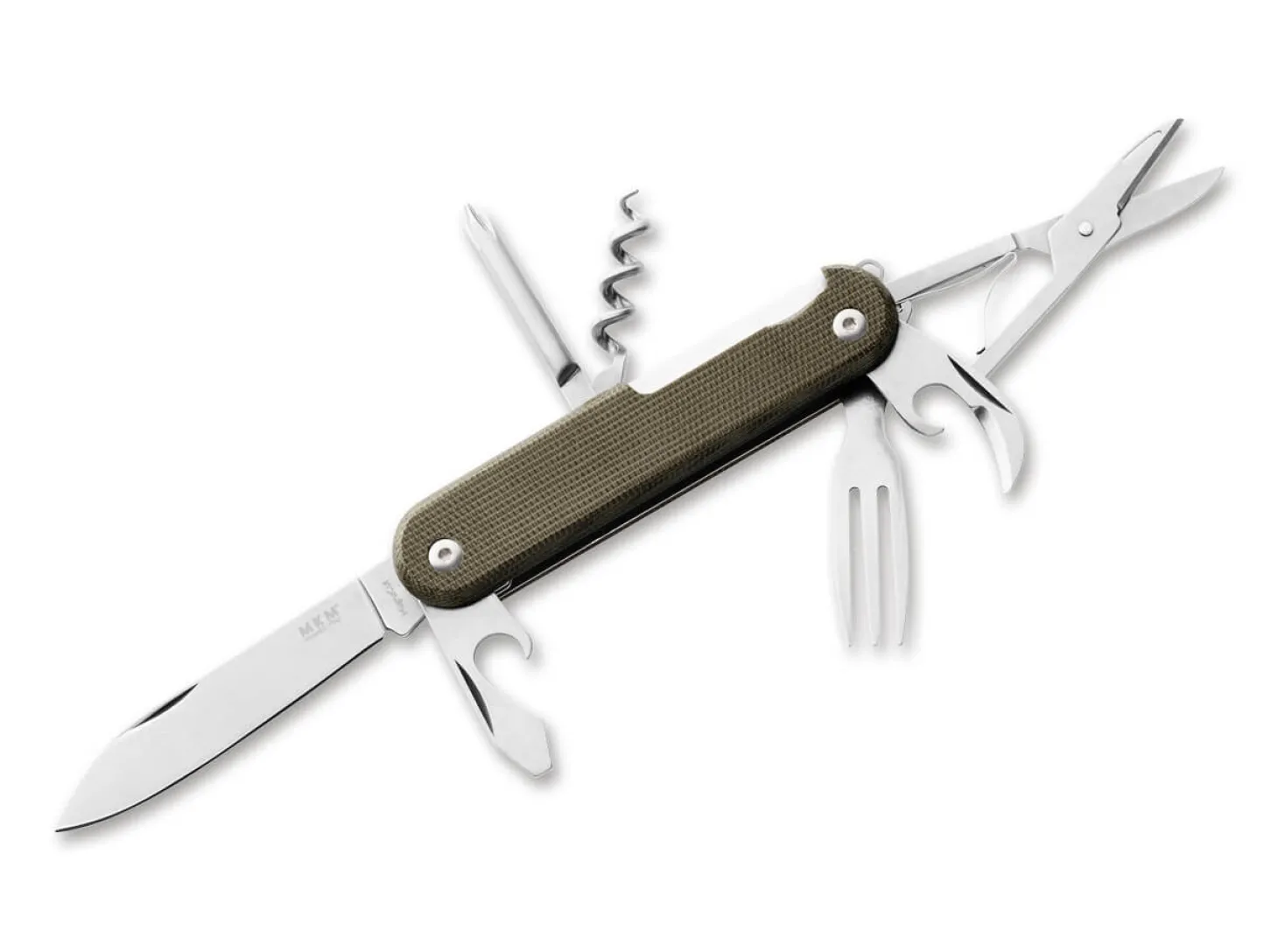 Campo 7 MagnaCut Micarta Green