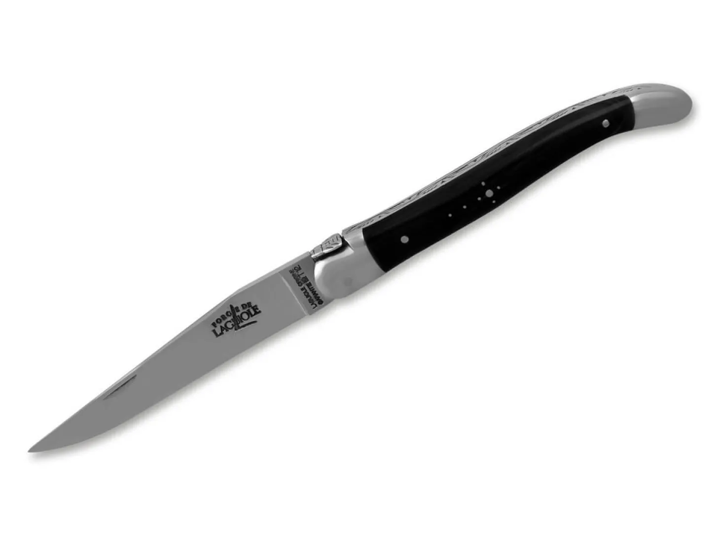 Laguiole Handziseliert Ebenholz 11