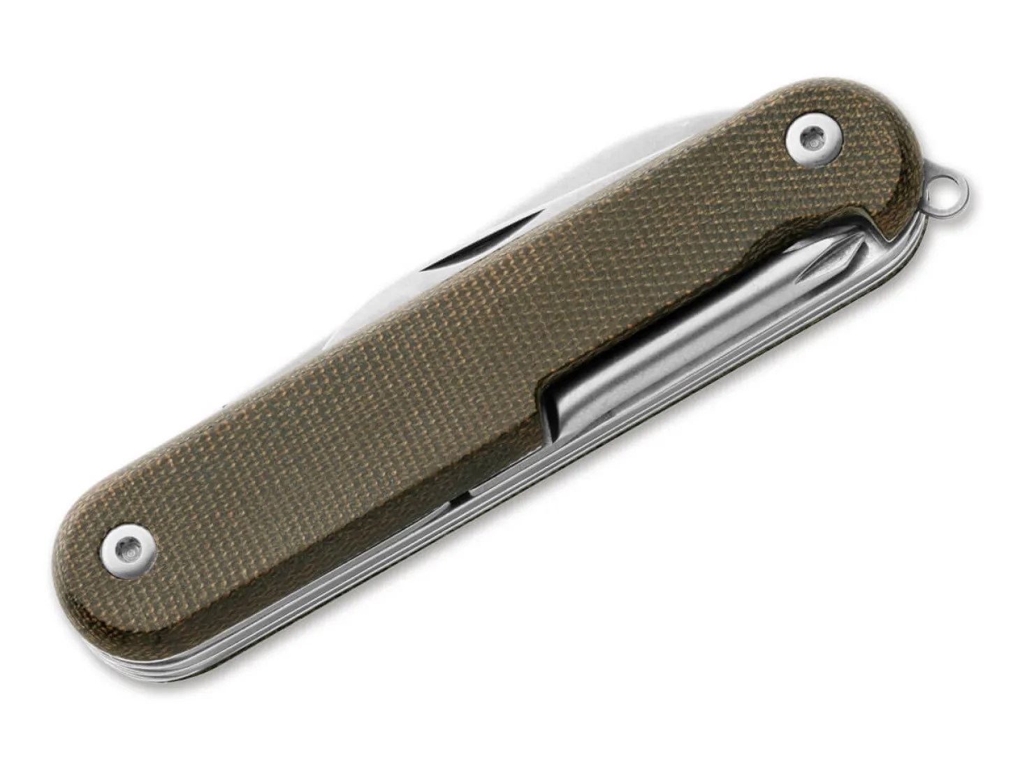 Malga 5 MagnaCut Micarta Green