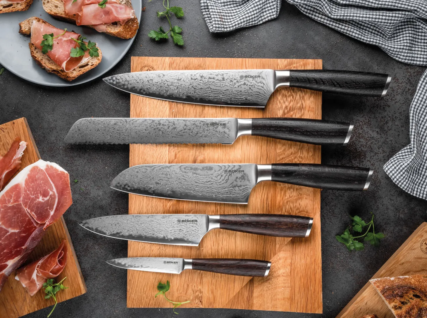 Meisterklinge Damast Kochmesser Klein