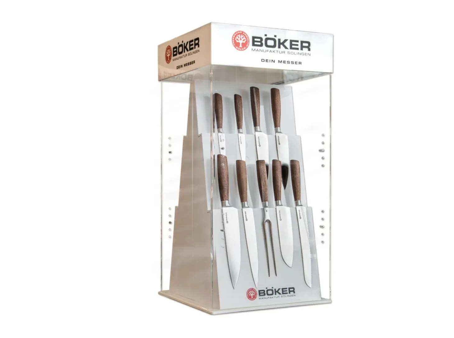 Messer-Display für Vitrinen