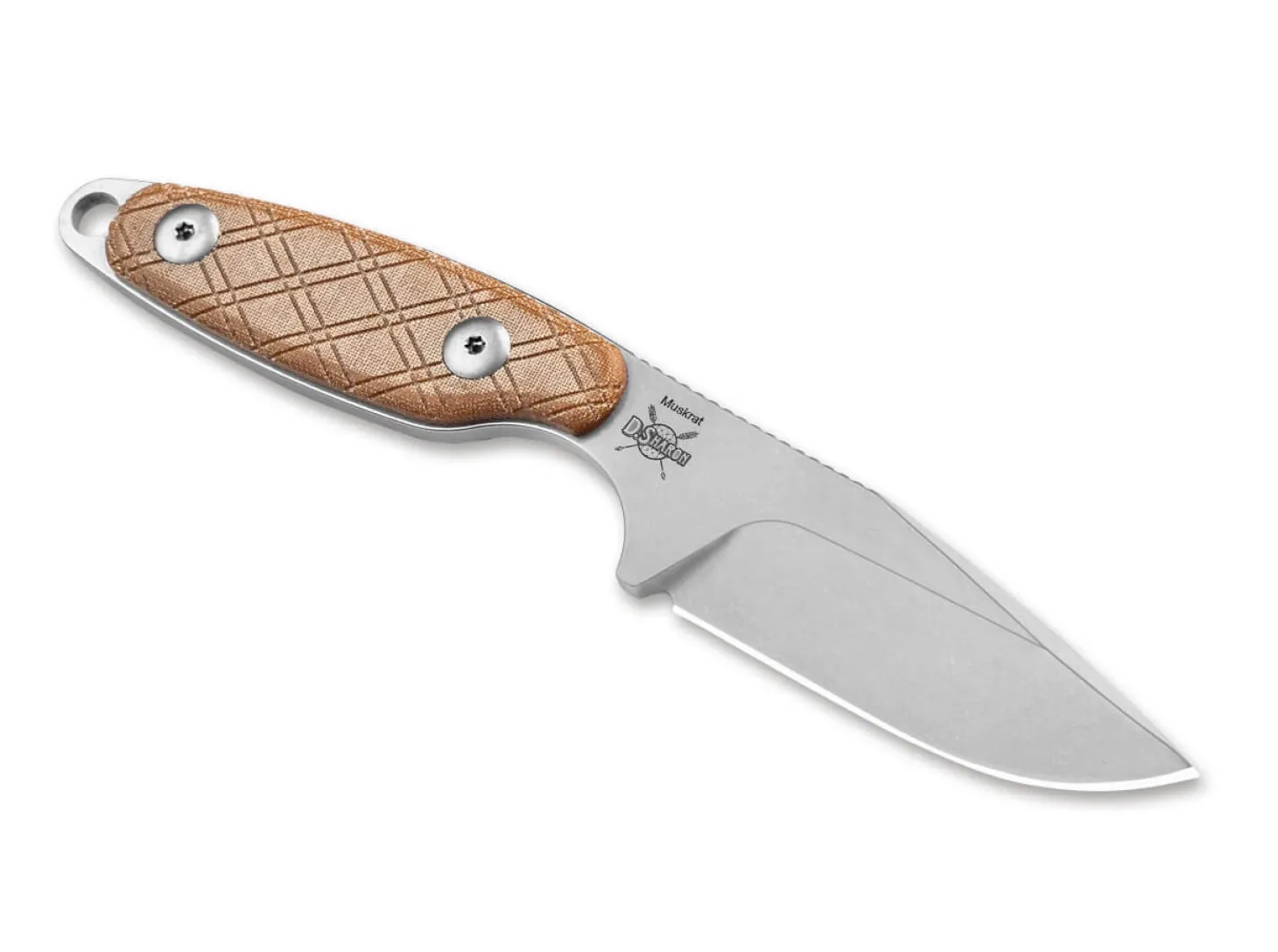 Muskrat 154CM Micarta Natural