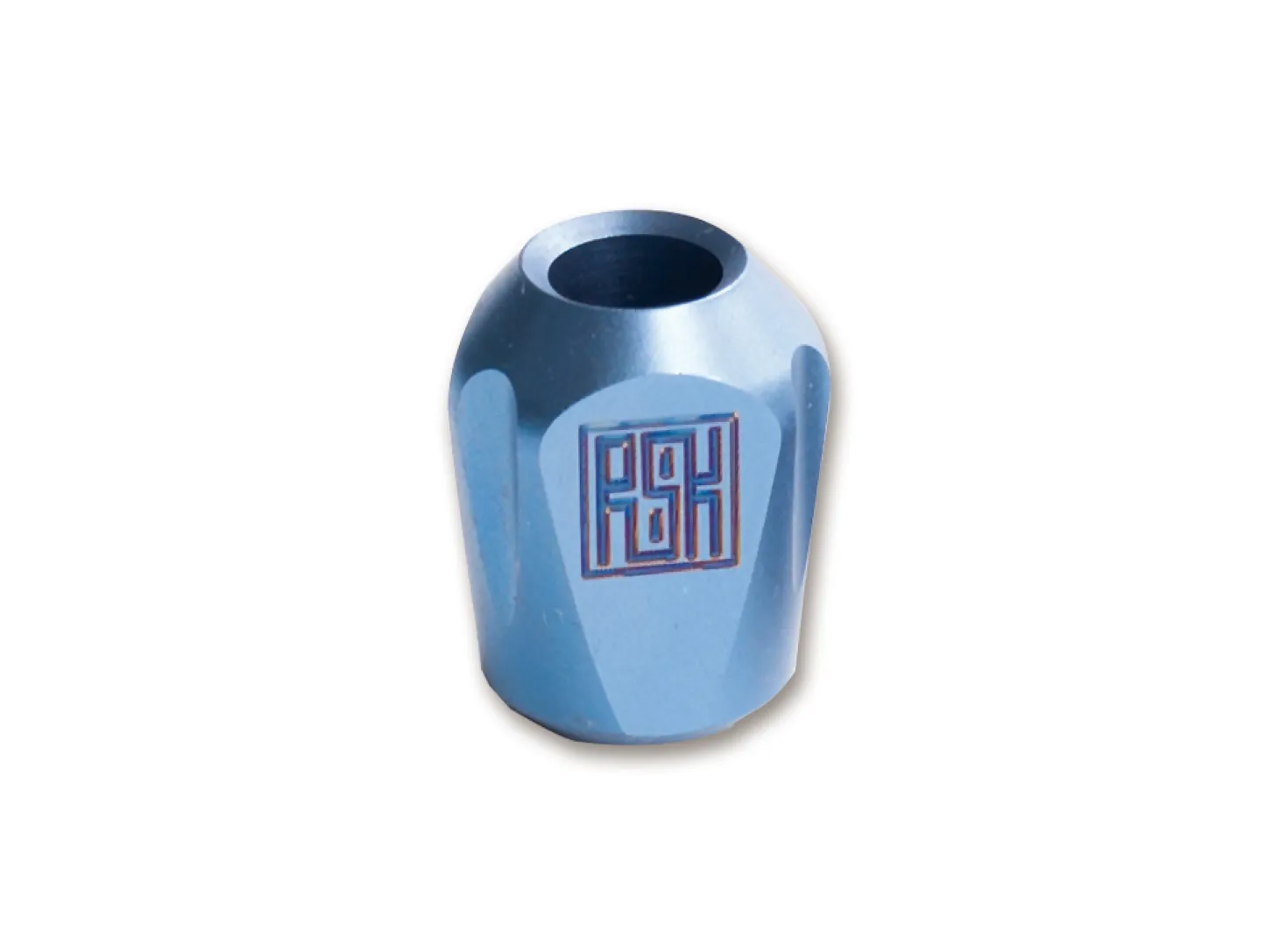 Titanium Bead Pyramid Blue