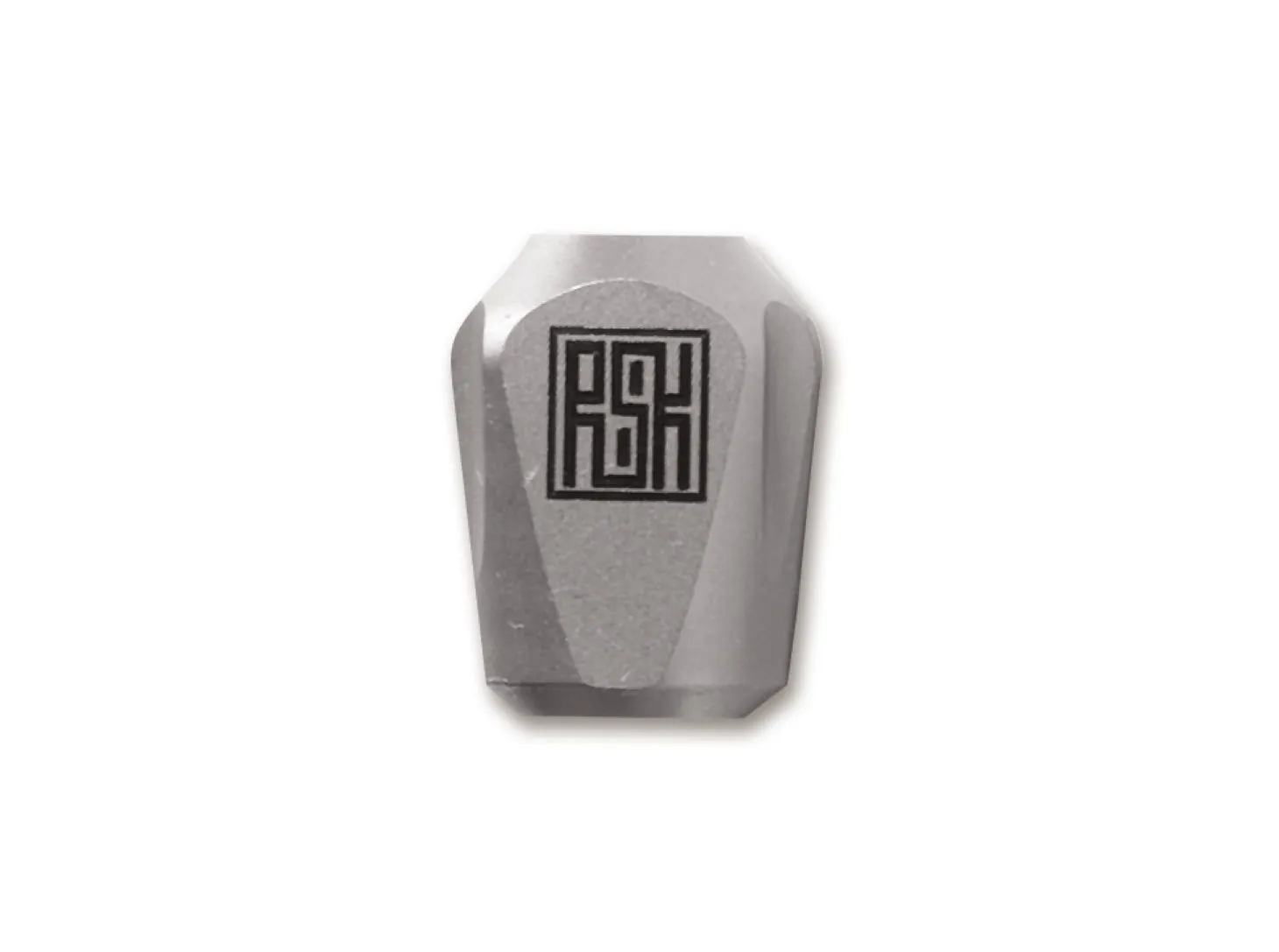 Titanium Bead Pyramid Silver