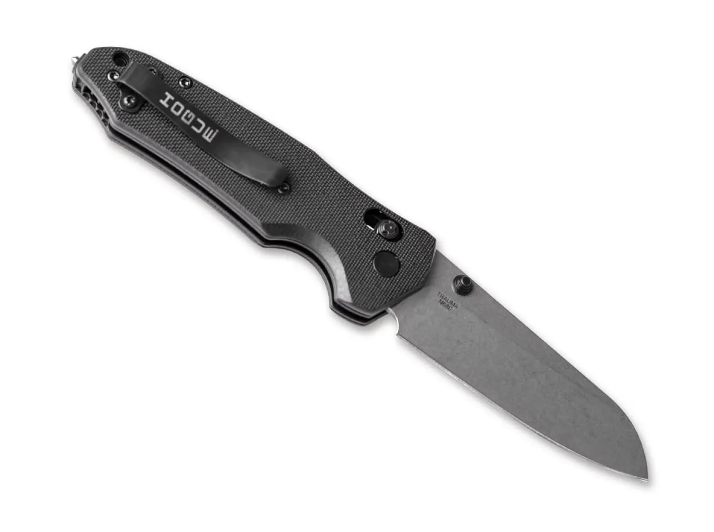 Trauma First Response Tool 3.4 G10 Solid Black Stone Tumbled